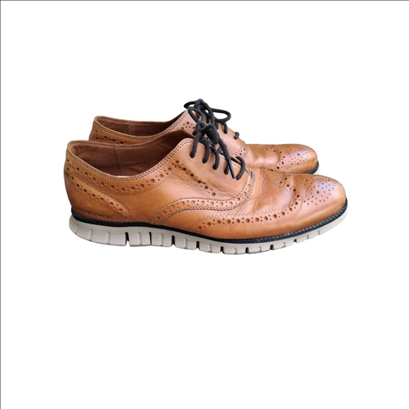 EUC Cole Haan Wingtip Oxford, Brown EUC Cole Haan Brown Cambridge Wingtip Oxford Lace Up Dress  main image 3